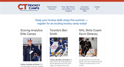 Desktop Screenshot of cthockeycamps.com